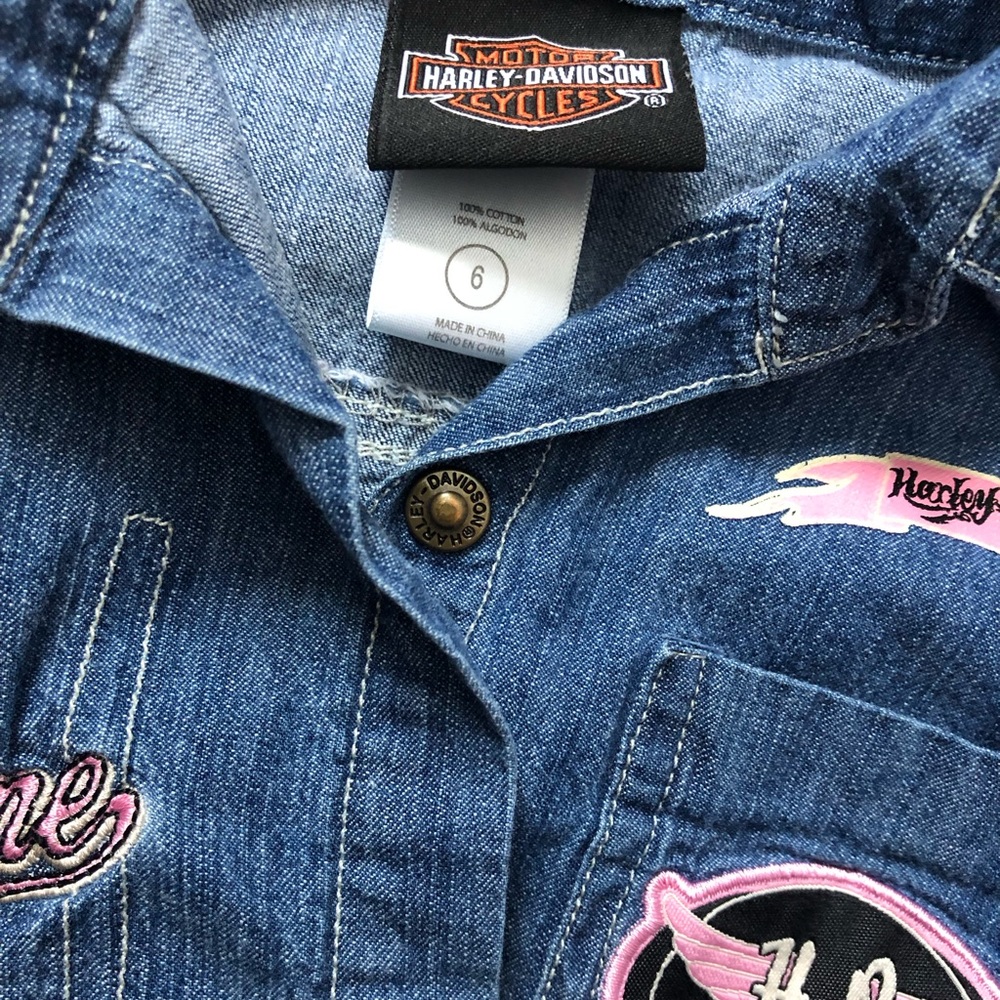 Harley-Davidson Jean shirt and tank top - Picture 2 of 5